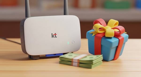 KT 인터넷 가입 가장 저렴한 방법! 현금 사은품 혜택까지 총정리