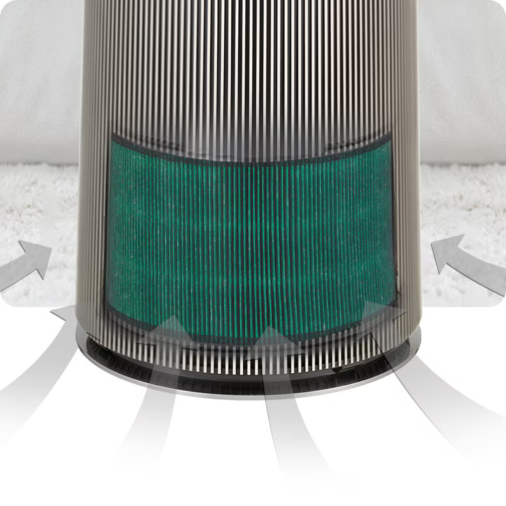 내부 필터를 보호해 주는 경제적인 펫 전용 필터  출처: LG 홈페이지