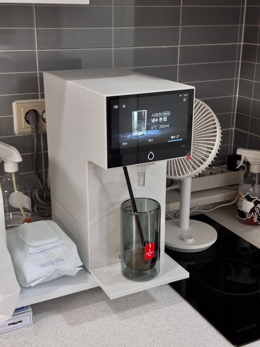 코웨이 아이콘 프로 정수기 | 포슬린화이트