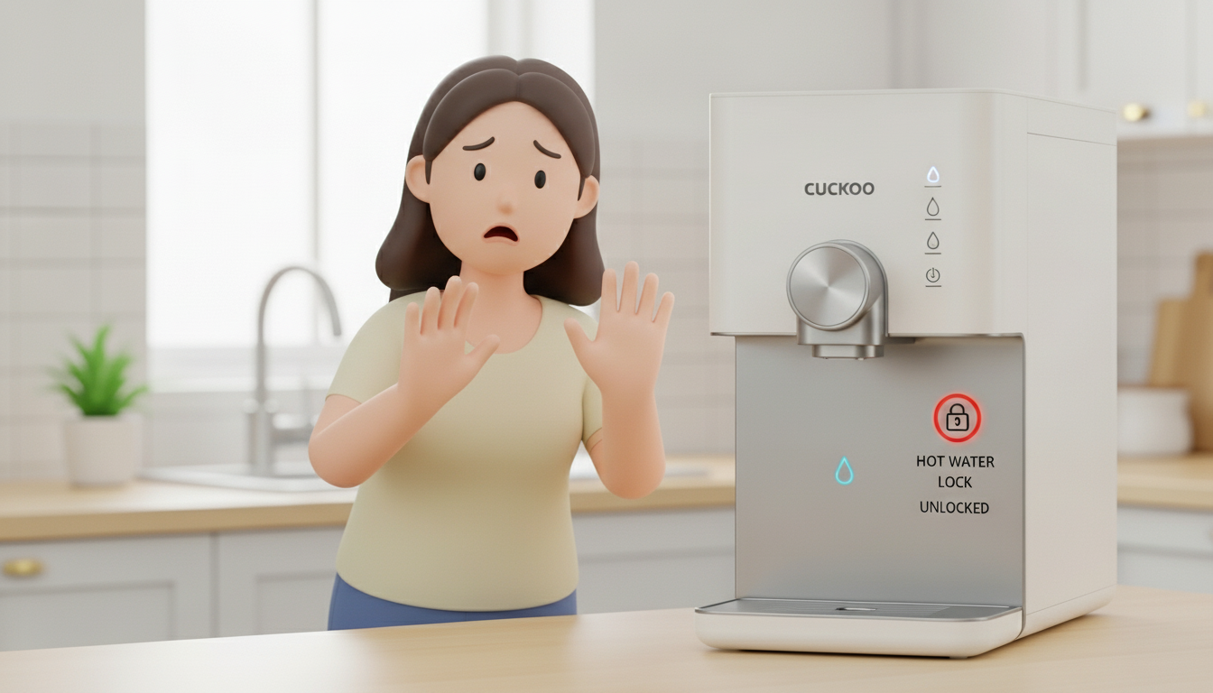 쿠쿠 온수 잠금 해제부터 밸브 확인까지, 출장비 아끼는 꿀팁