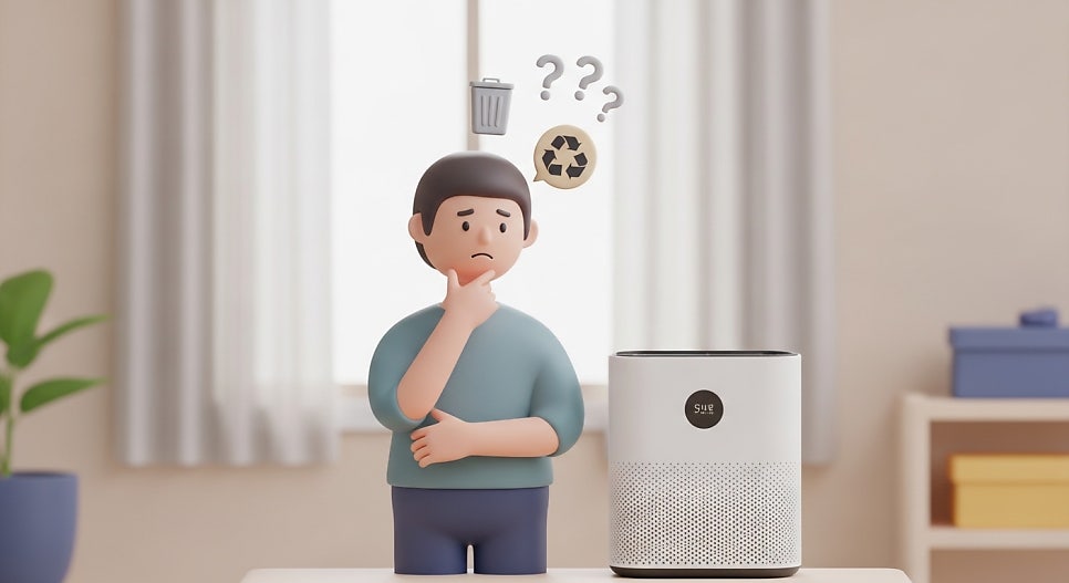 공기청정기 필터는 일반 쓰레기? 올바른 폐기 방법 총정리