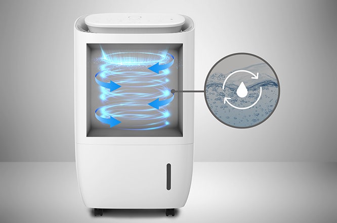 코웨이 노블 제습공기청정기 10평형 | 출처: 렌트리