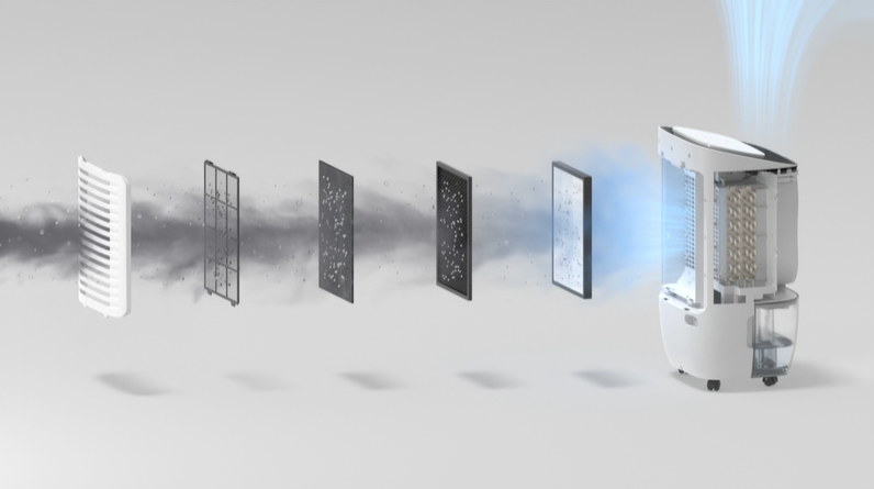 코웨이 노블 제습공기청정기 실사용중인 사진 | 출처: 렌트리