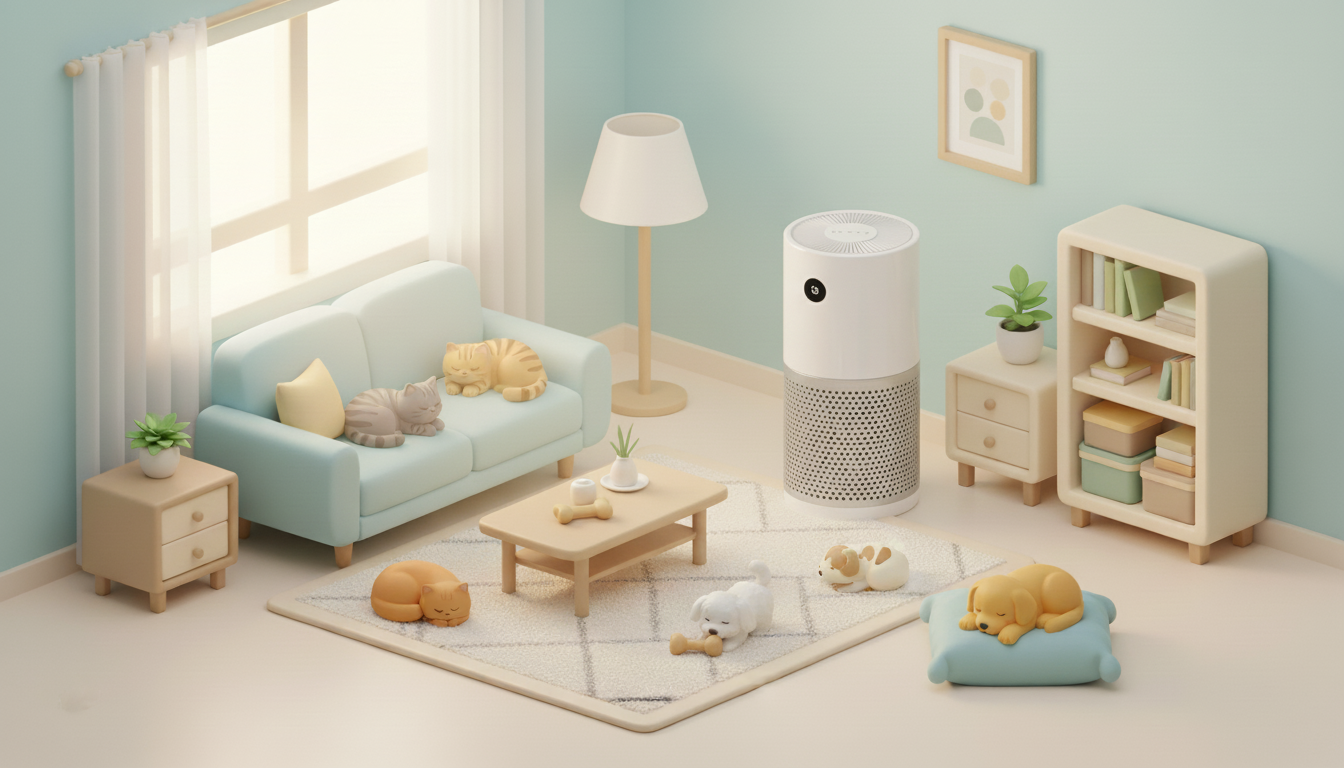 반려동물 공기청정기 후기: 털 날림과 배변 냄새, 진짜 사라질까?