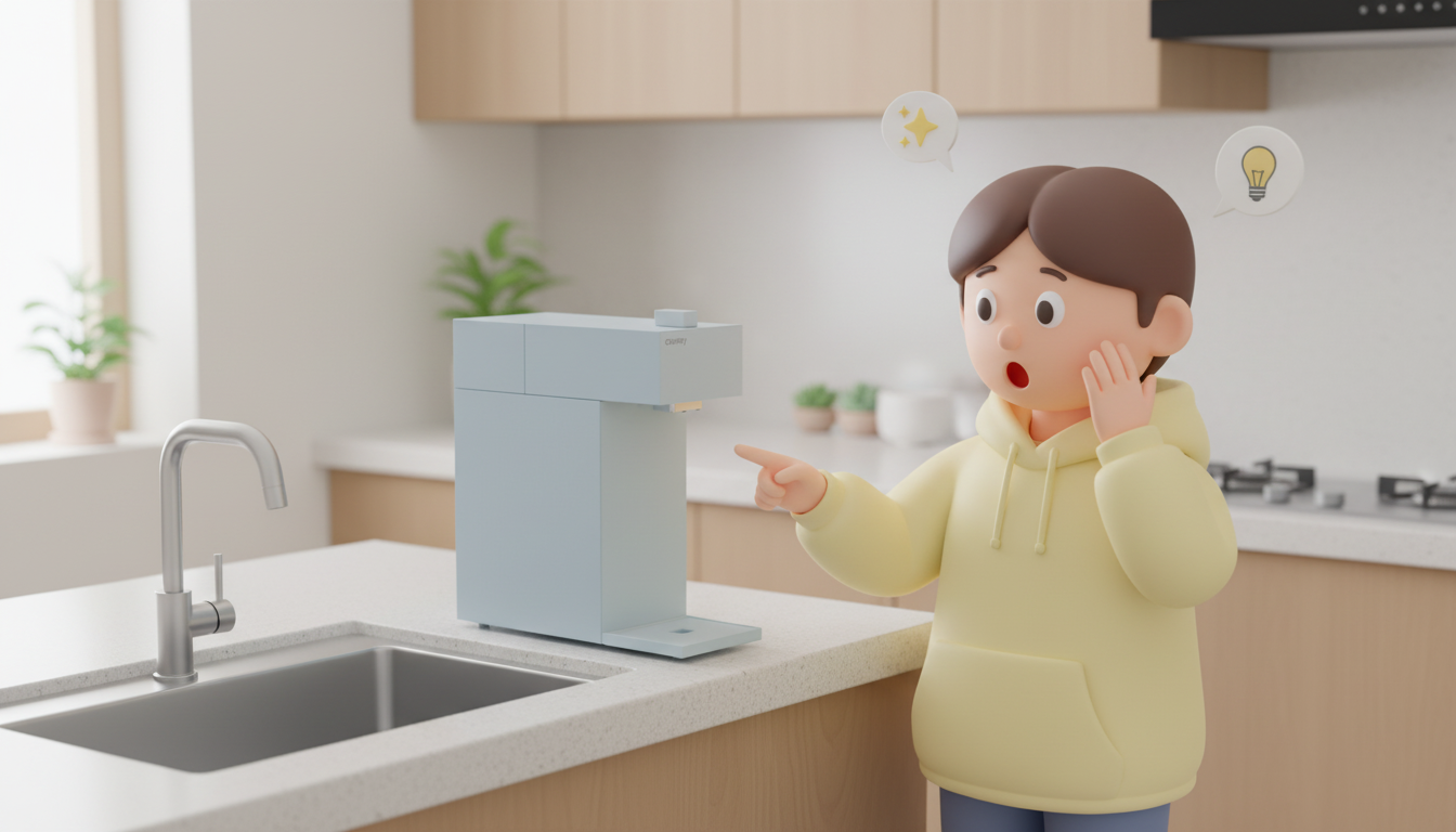 타공·전선 걱정 없는 무전원 정수기 장단점