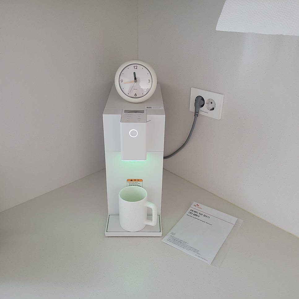 타이머 크기와 비슷한 SK 초소형 직수 정수기