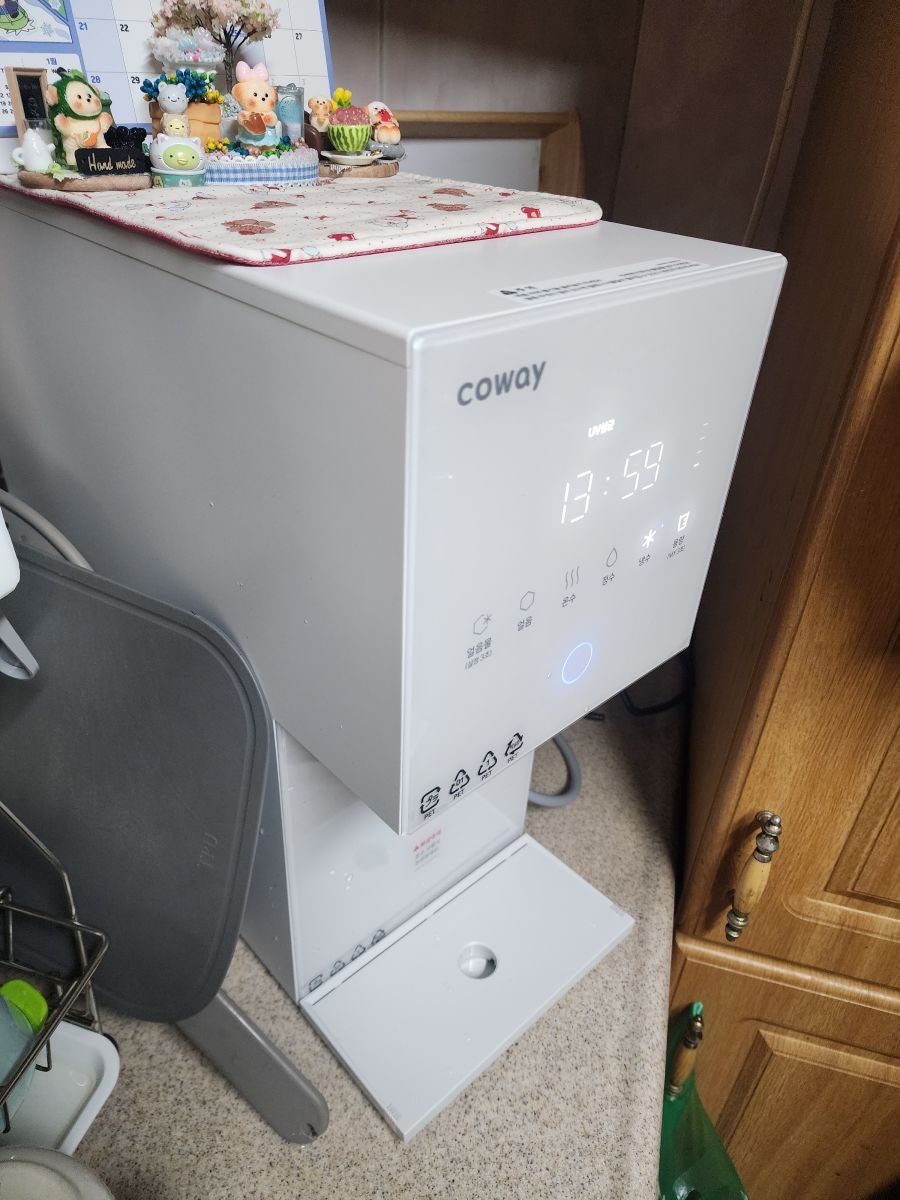 여러 각도로 본 코웨이 아이콘 얼음정수기 미니 사진