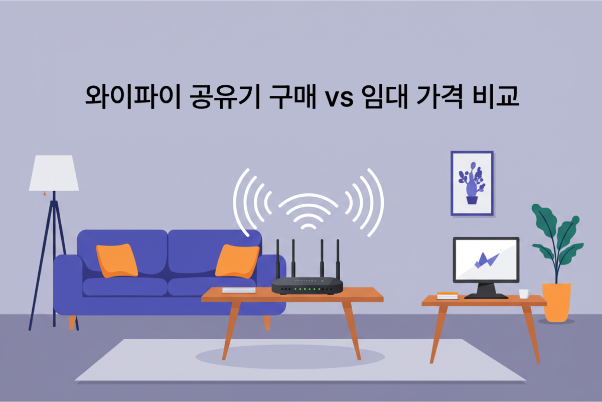 와이파이 공유기 구매 vs 임대 추천, 속도 올리는 방법까지!