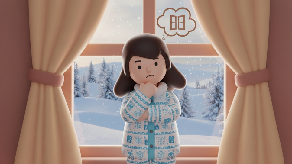 환기 고민중인 이미지 | AI 활용 이미지