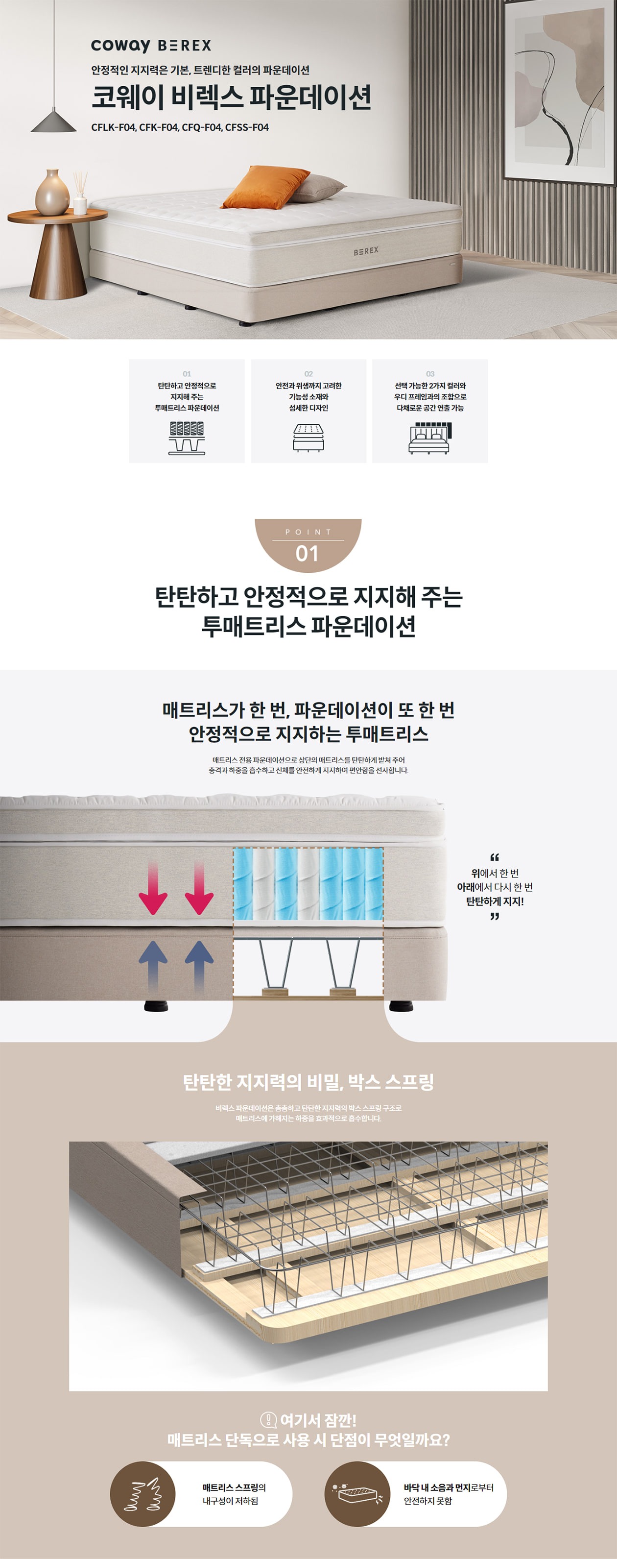 BEREX 모던 파운데이션 슈퍼싱글(SS)