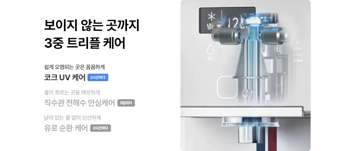 PSG 초소형 플러스 직수 냉온정 정수기