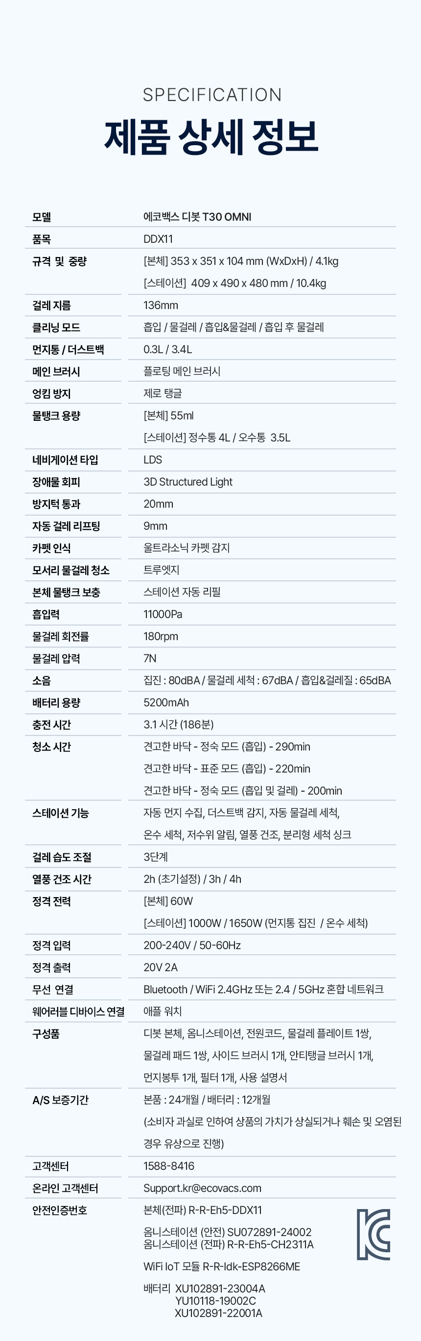 디봇 T30 스탠다드 옴니 로봇청소기