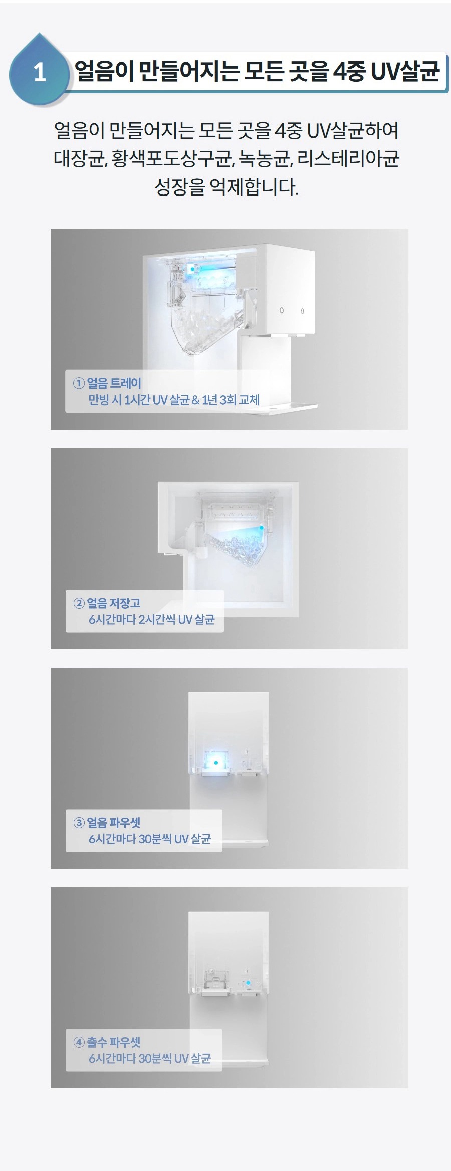 아이콘 냉온정 얼음정수기