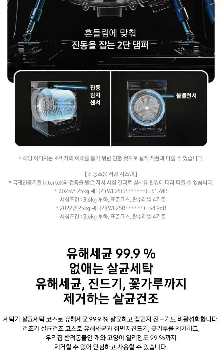 Bespoke 그랑데 AI 원바디 Top-Fit 25+20kg