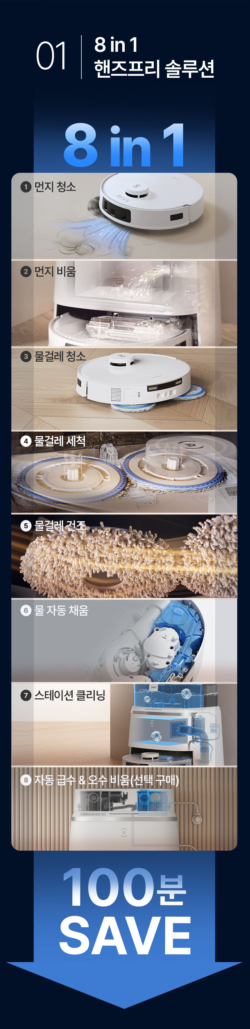 디봇 T30 프로 옴니 로봇청소기 (직배수키트 포함)