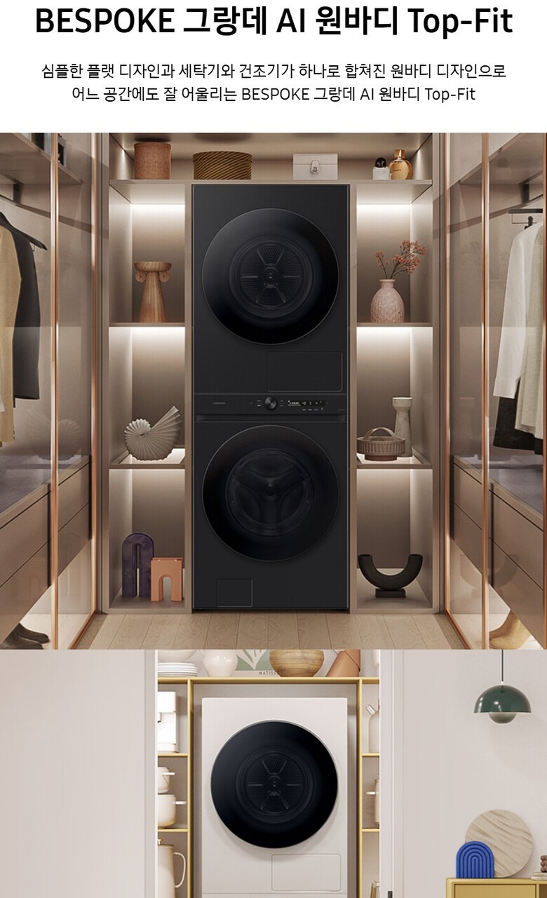 Bespoke 그랑데 AI 원바디 Top-Fit 25+20kg