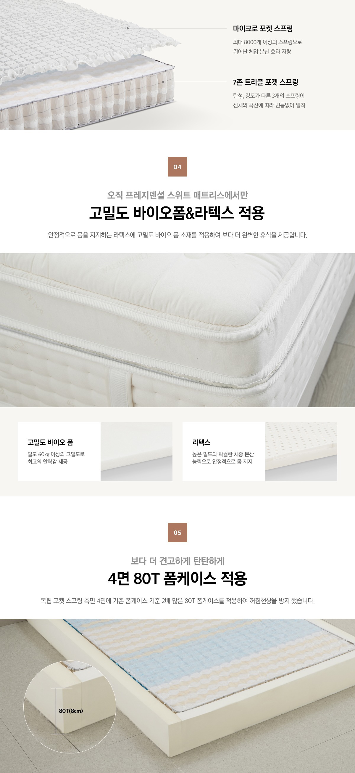워커힐 프레지덴셜 스위트 매트리스 킹(K)