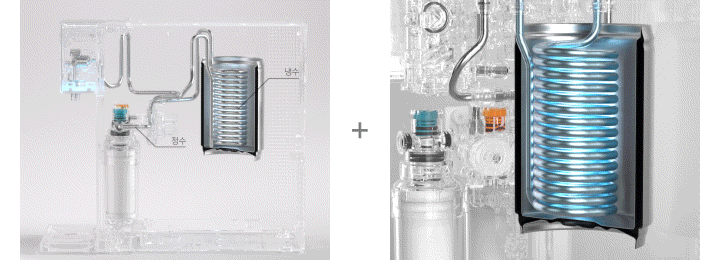 초소형 직수 냉정 정수기
