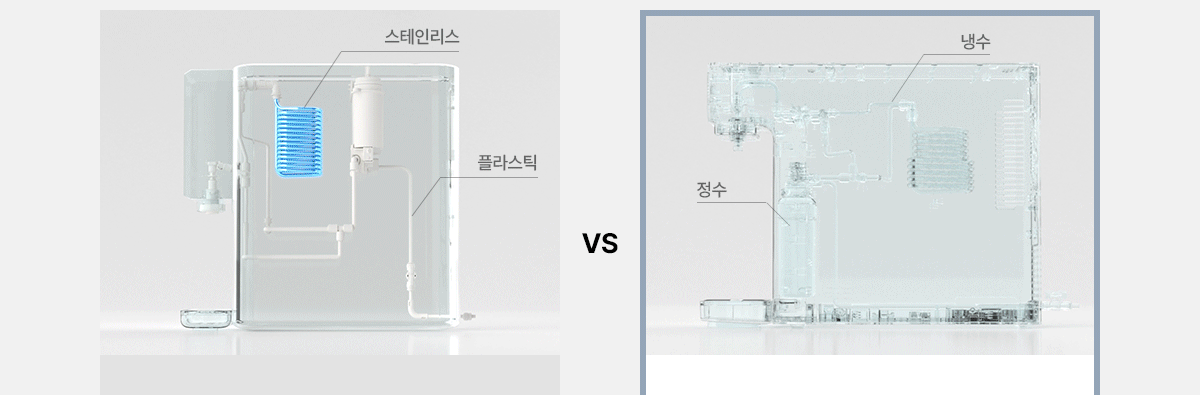 스스로 플러스 직수 냉정 정수기