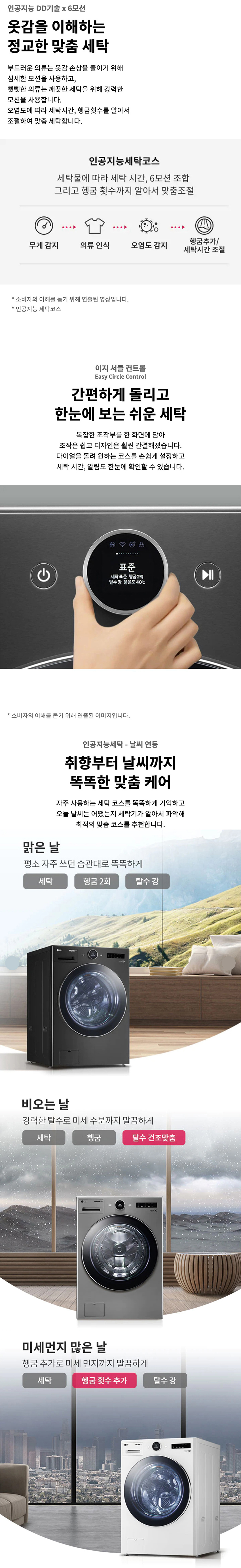 트롬 세탁기 23kg