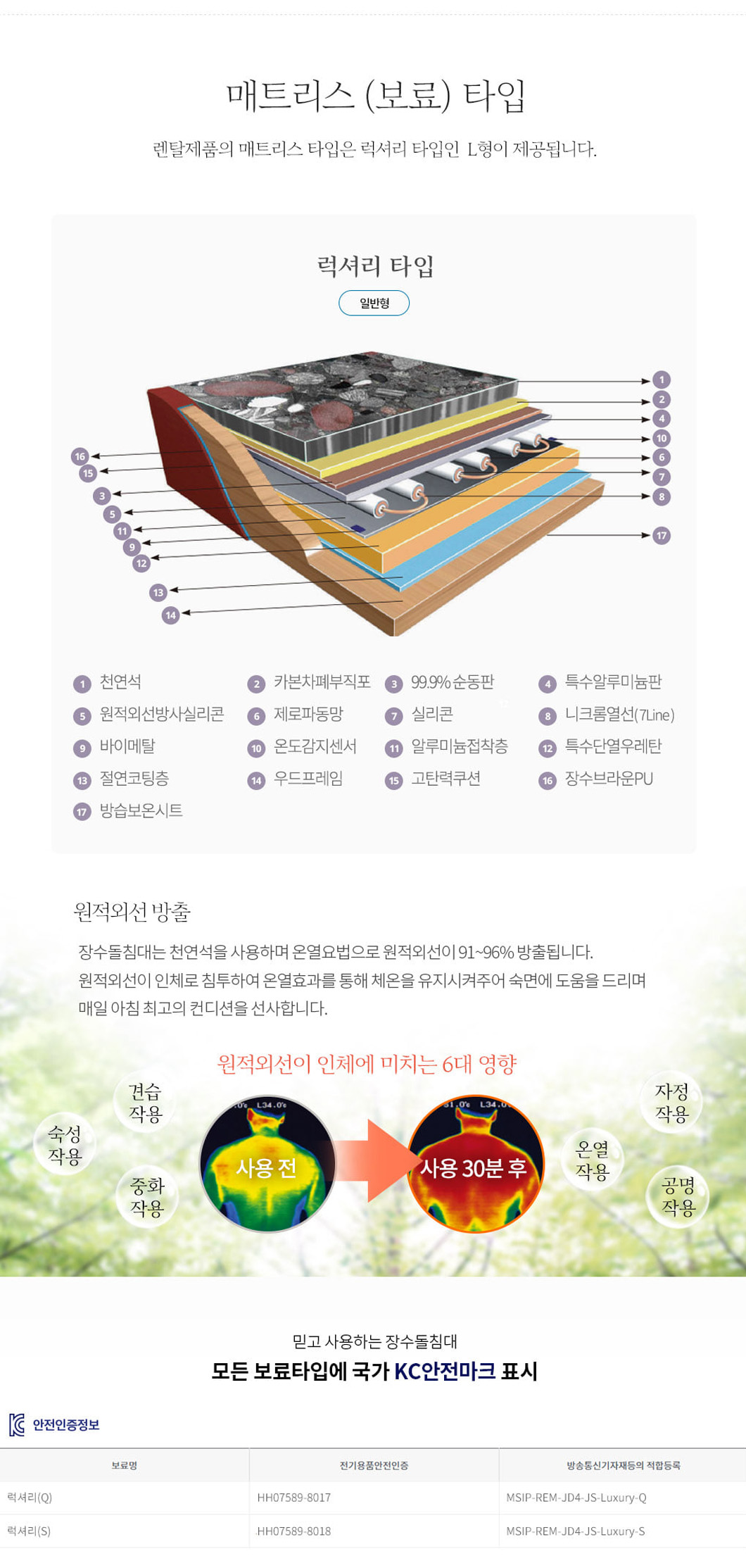맥반석 티암 3인용 돌소파
