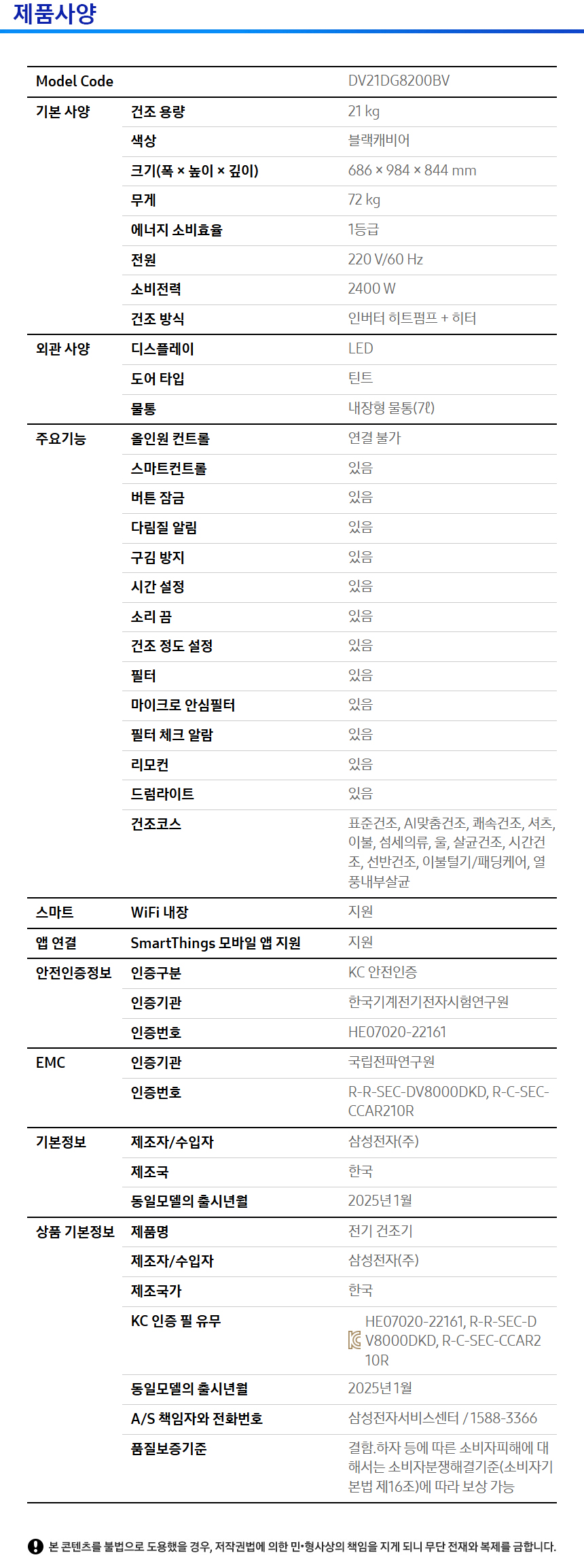 25년 AI 세탁기 25kg+25년 AI 건조기 21kg+14GK↑ 그랑데 전용 설치키트
