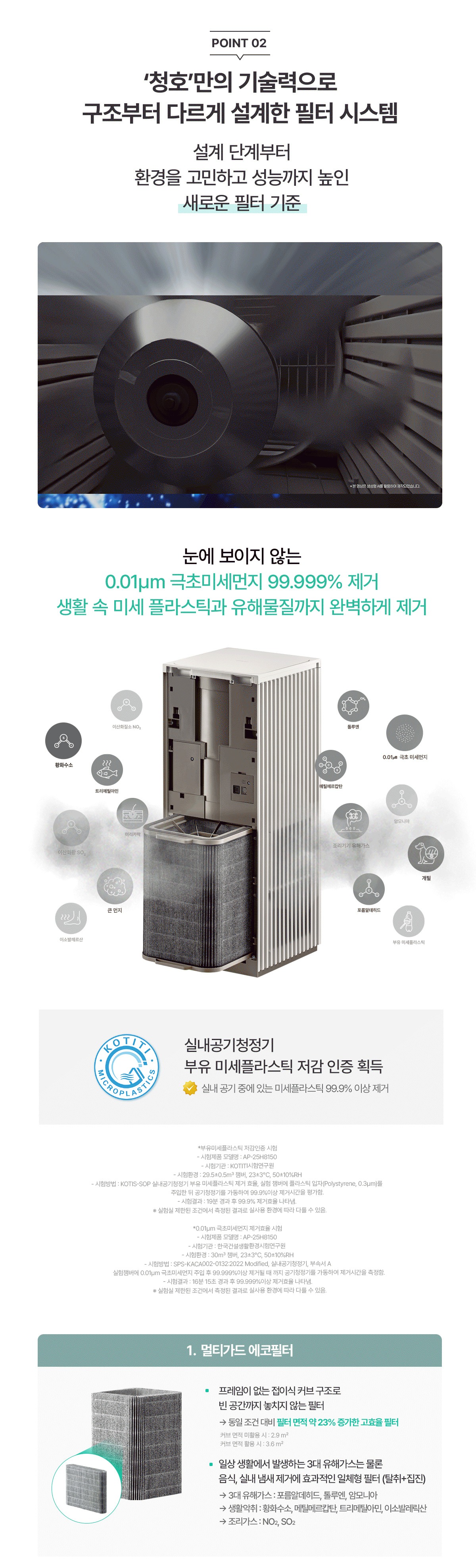 서밋 타워 공기청정기 25평형