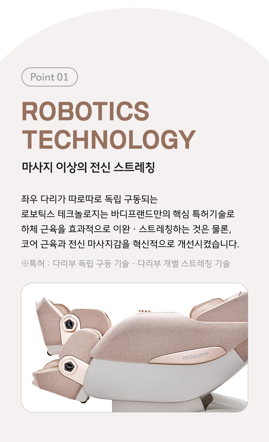 레그넘로봇 안마의자