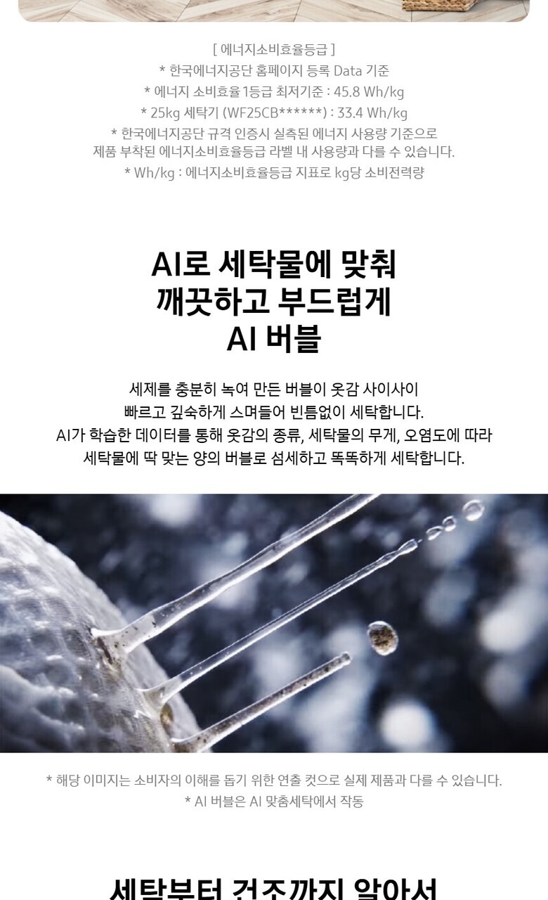 Bespoke 그랑데 AI 원바디 Top-Fit 25+20kg