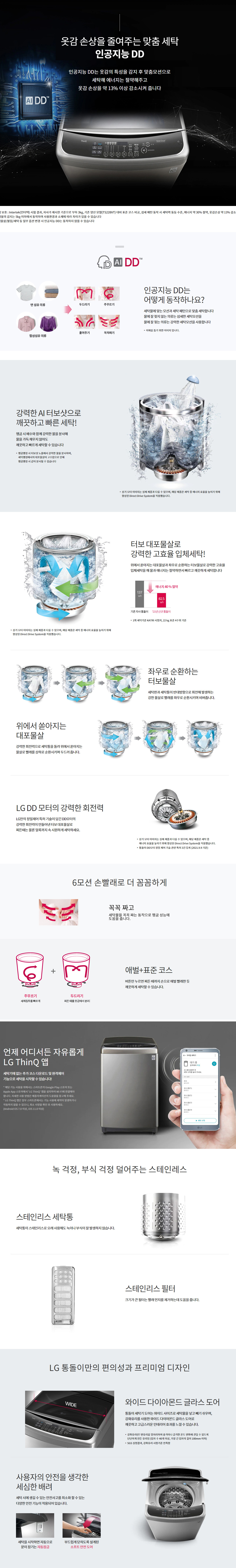 통돌이 세탁기 20kg