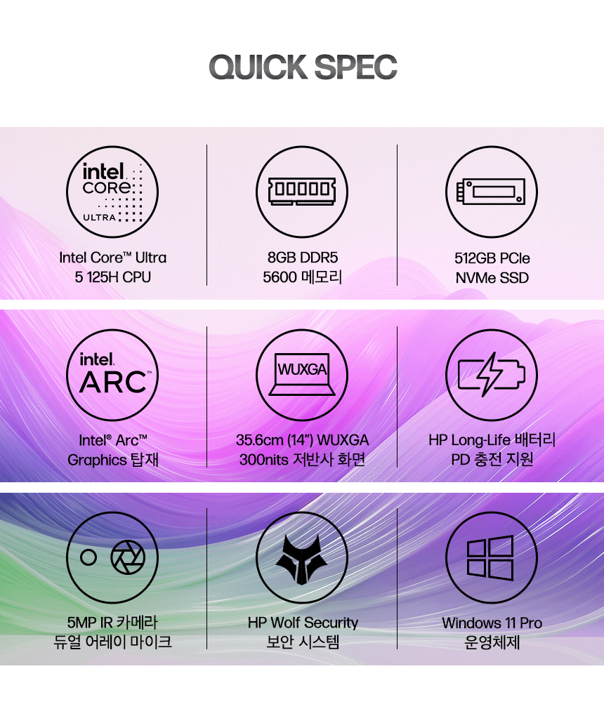 프로북 440 G11 노트북 14인치 (Ultra5, 8GB / 512GB SSD)