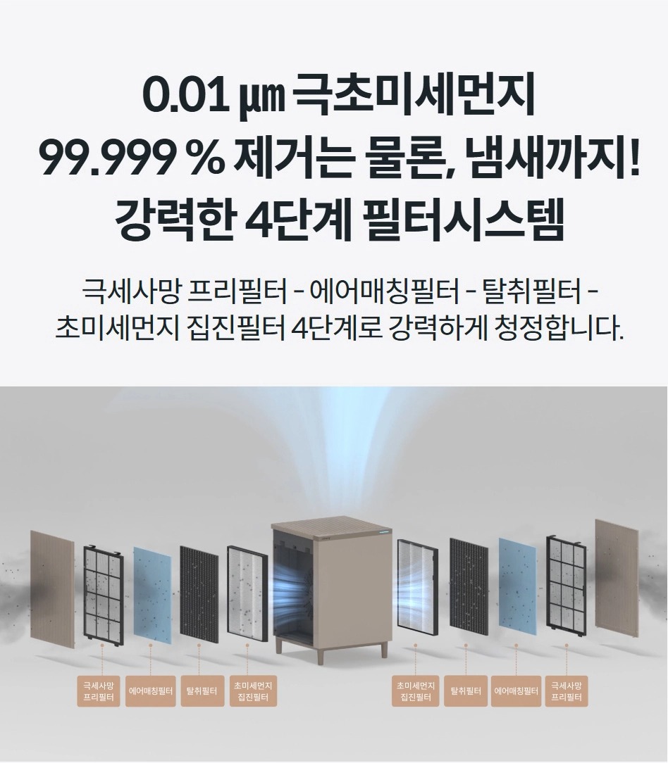 스퀘어핏 공기청정기 24평형
