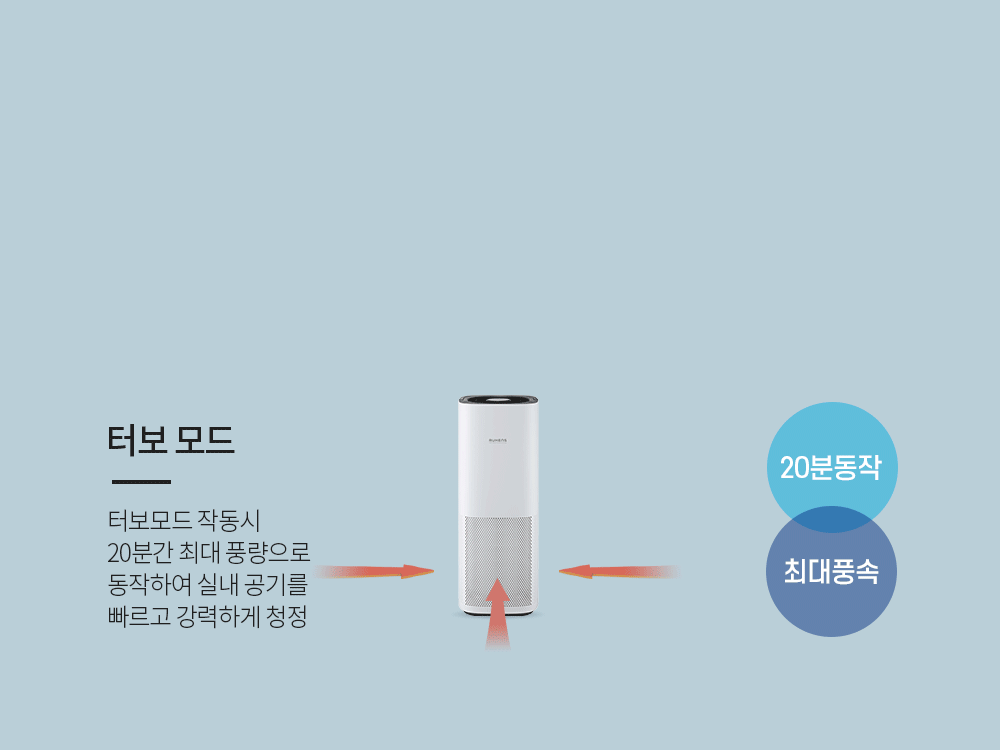 공기청정기 힐링 12.5평