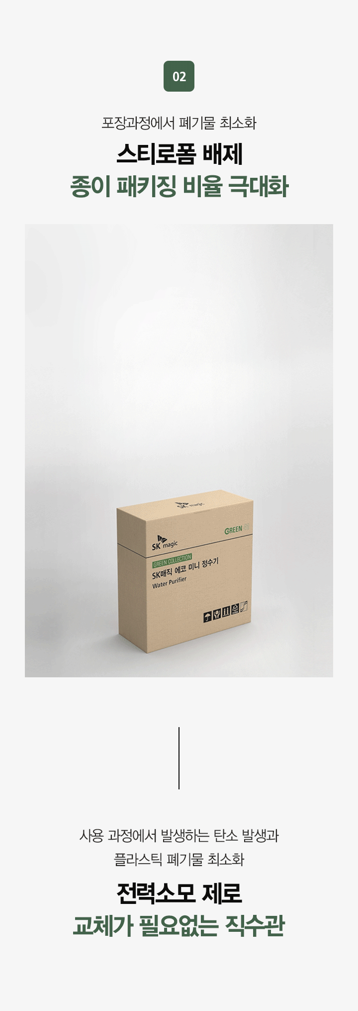 에코미니 정수전용 정수기 Green 41