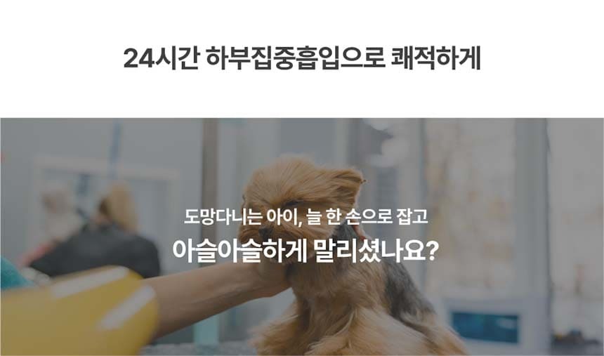 퍼캐쳐 (털 포집기, 펫 드라이)