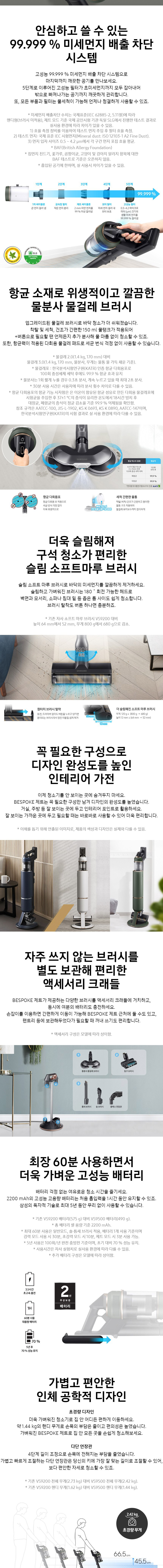 비스포크 제트 3.0 210W 무선청소기