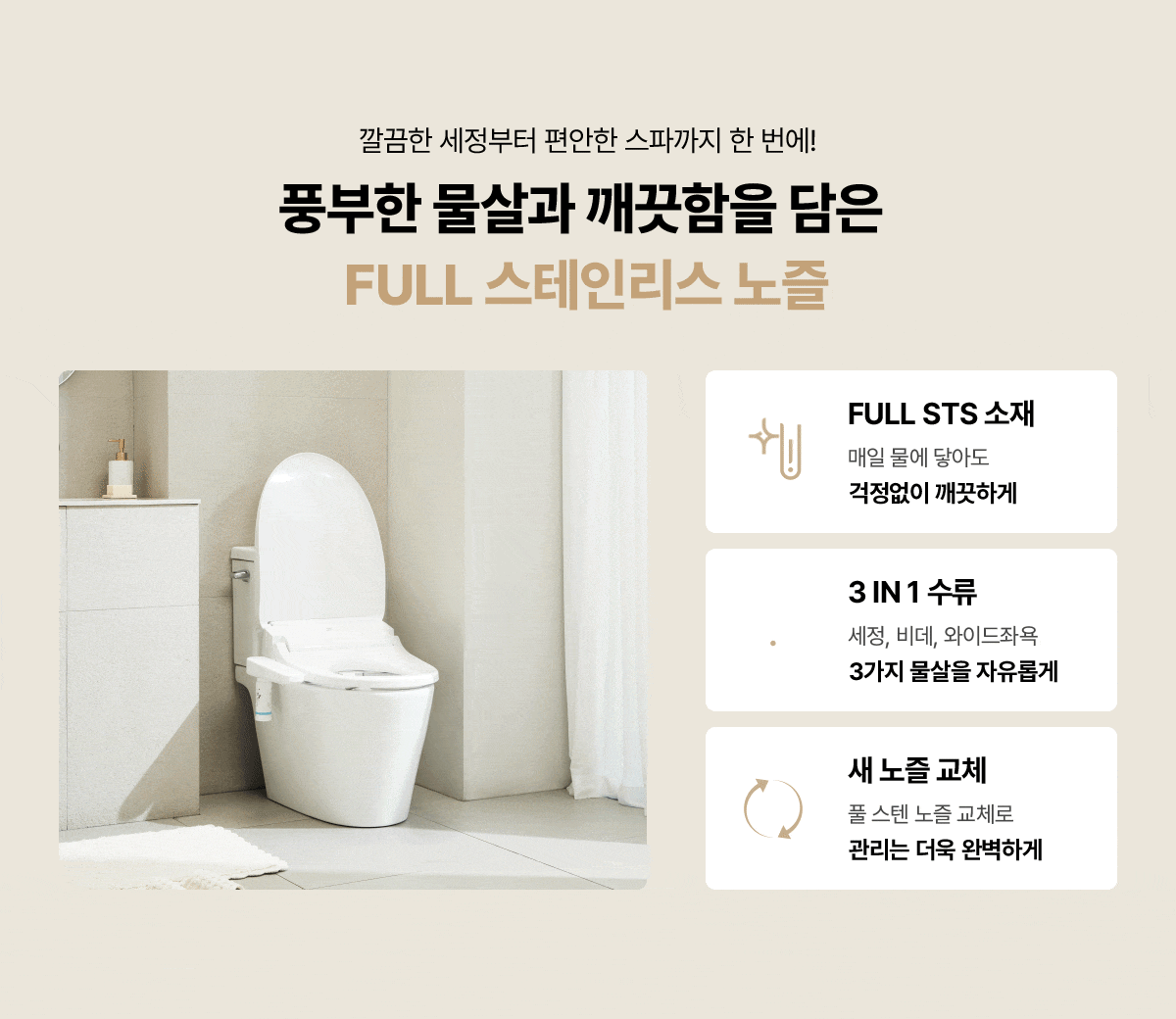 풀스텐 스파 비데