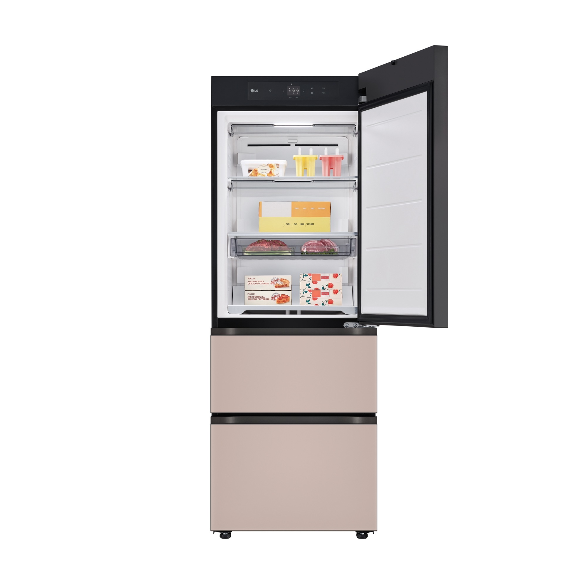 LG 디오스 오브제컬렉션 김치톡톡 Fit & Max 냉장고 324L (글라스패널)
