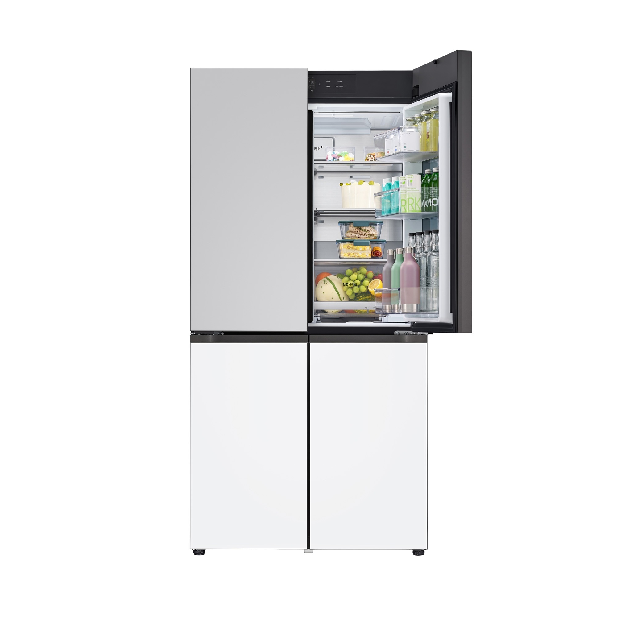 LG 디오스 오브제컬렉션 STEM 베이직 노크온 냉장고 601L 빌트인 (메탈패널)