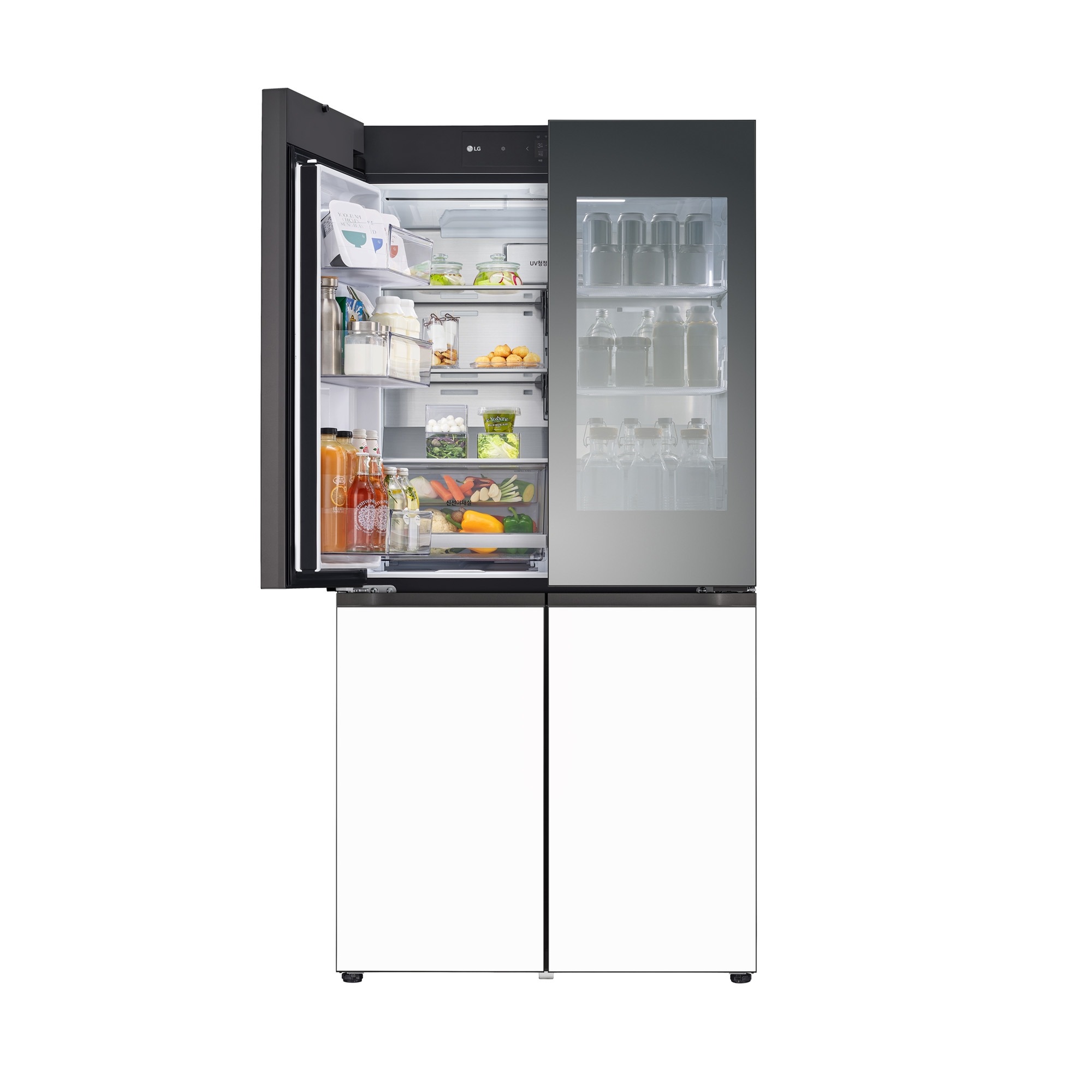 LG 디오스 오브제컬렉션 STEM 베이직 빌트인 냉장고 601L (글라스패널)