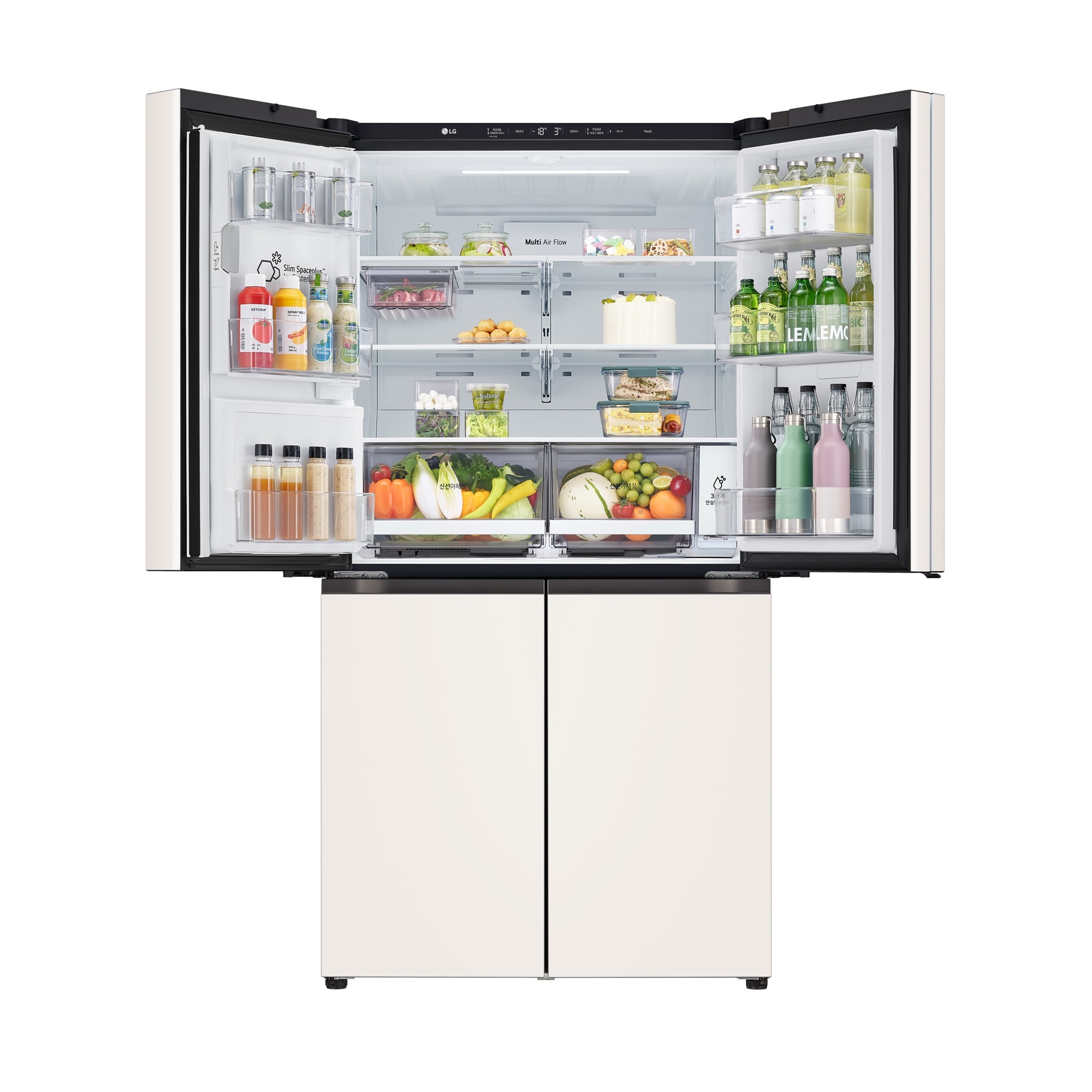 LG 디오스 AI 오브제컬렉션 노크온 매직스페이스 냉장고 871L (글라스패널)