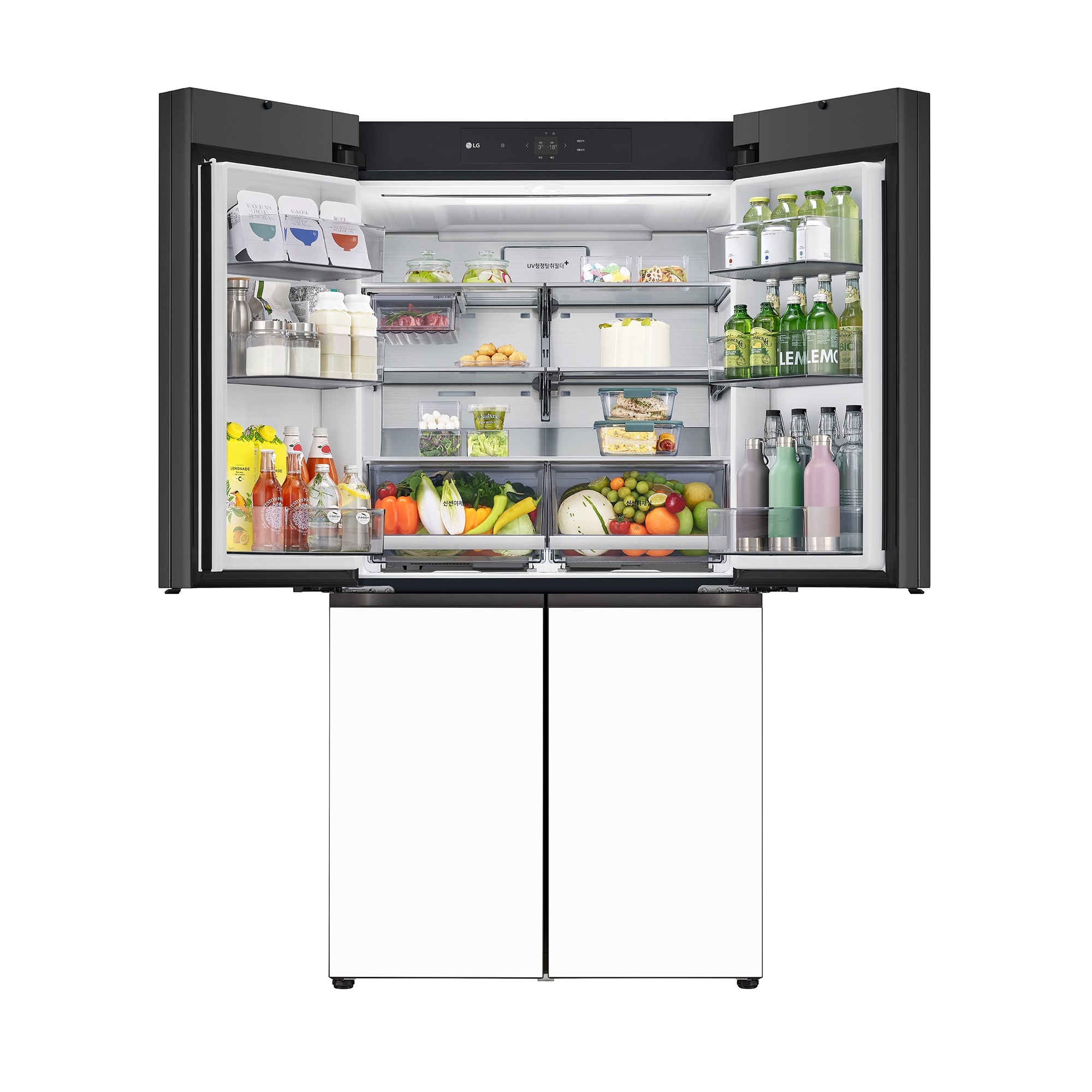LG 디오스 AI 오브제컬렉션 더블매직스페이스 냉장고 871L (글라스패널)