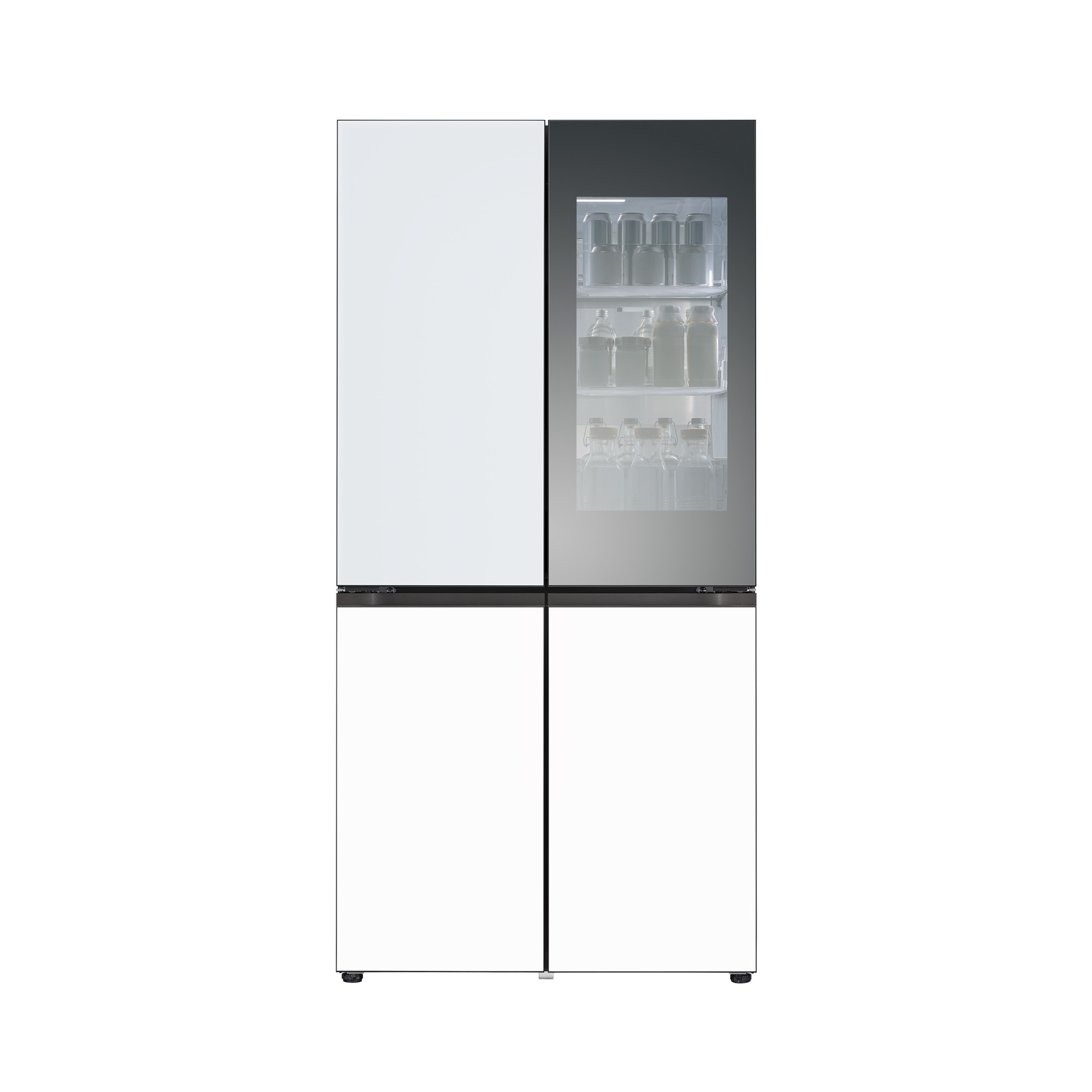 LG 디오스 오브제컬렉션 STEM 베이직 빌트인 냉장고 601L (글라스패널)