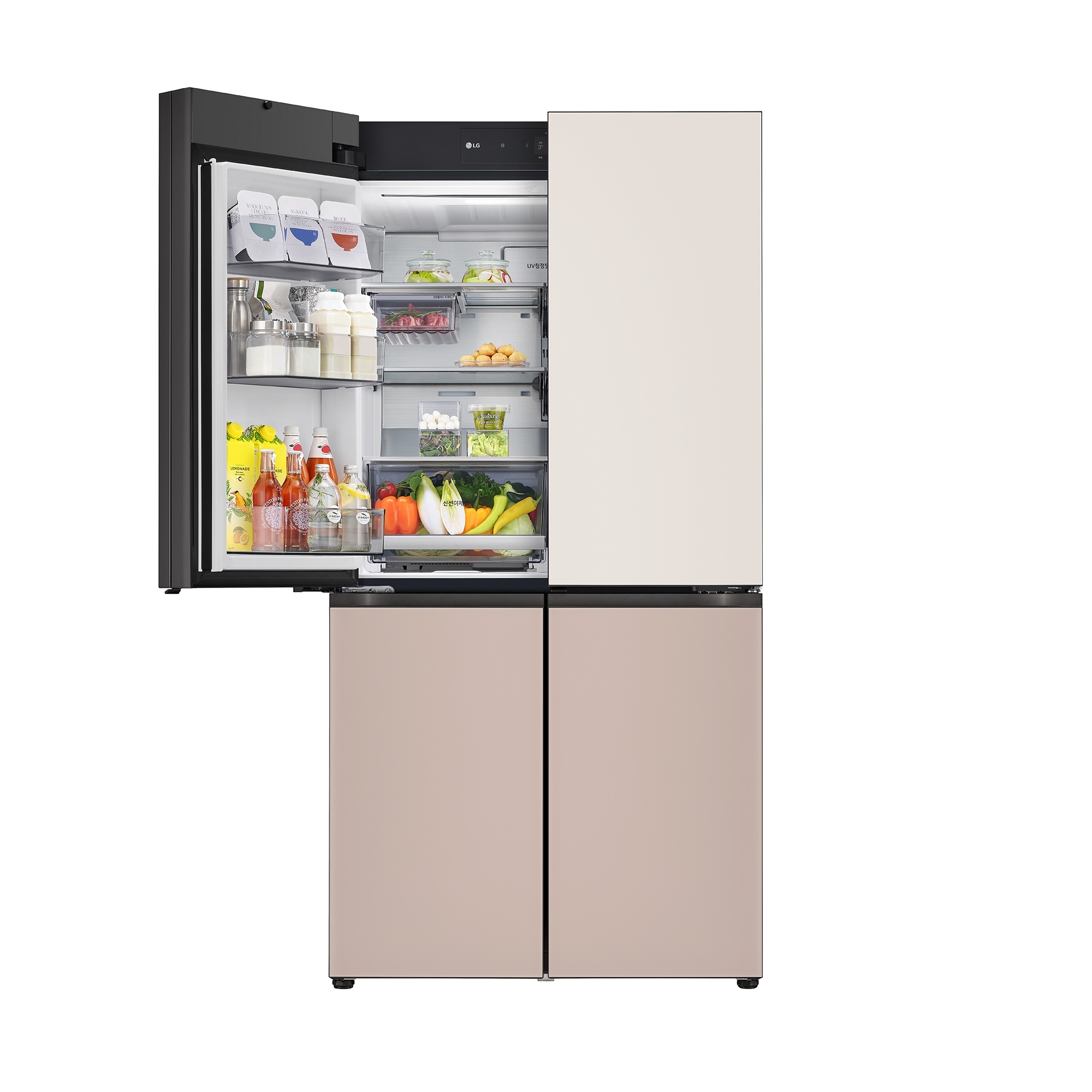 LG 디오스 AI 오브제컬렉션 더블매직스페이스 냉장고 871L (글라스패널)