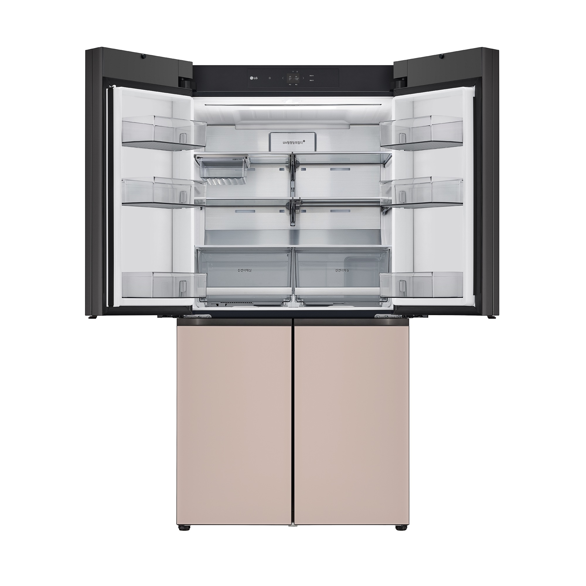 LG 디오스 AI 오브제컬렉션 더블매직스페이스 냉장고 871L (글라스패널)