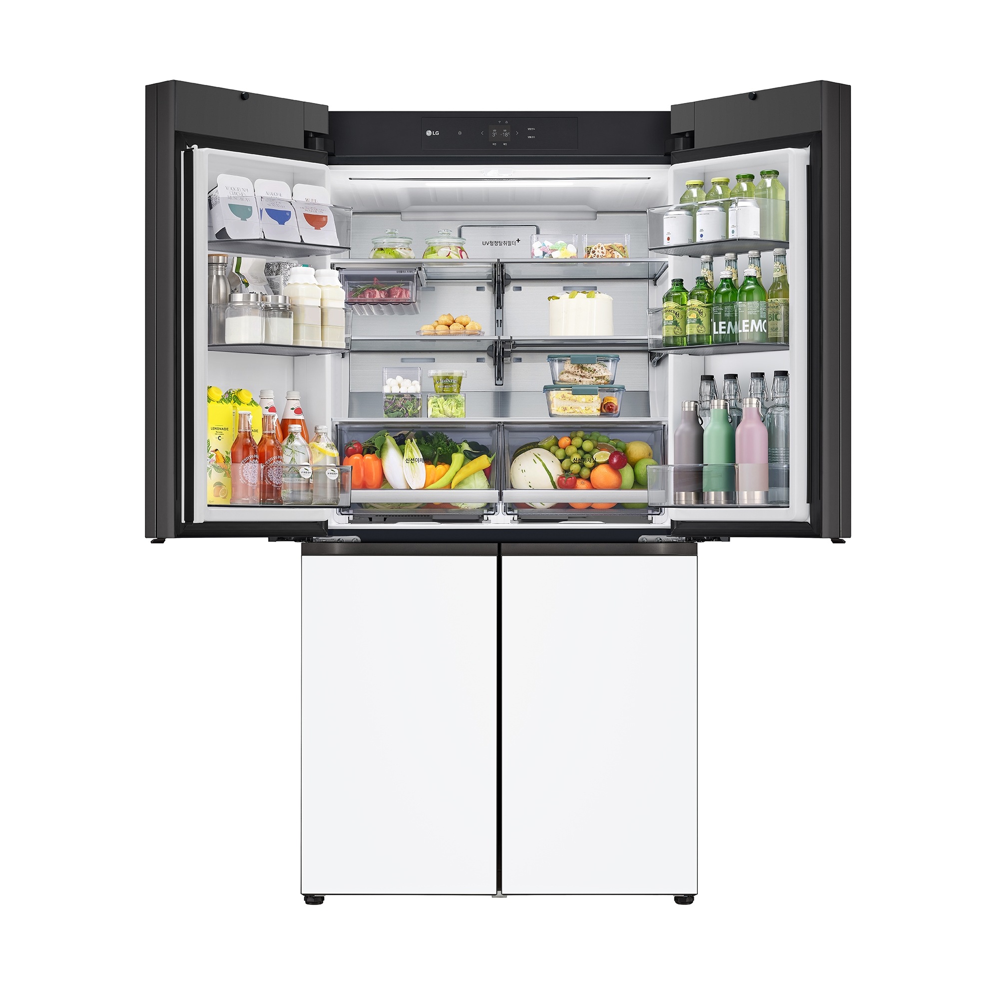 LG 디오스 AI 오브제컬렉션 더블매직스페이스 냉장고 871L (메탈패널)