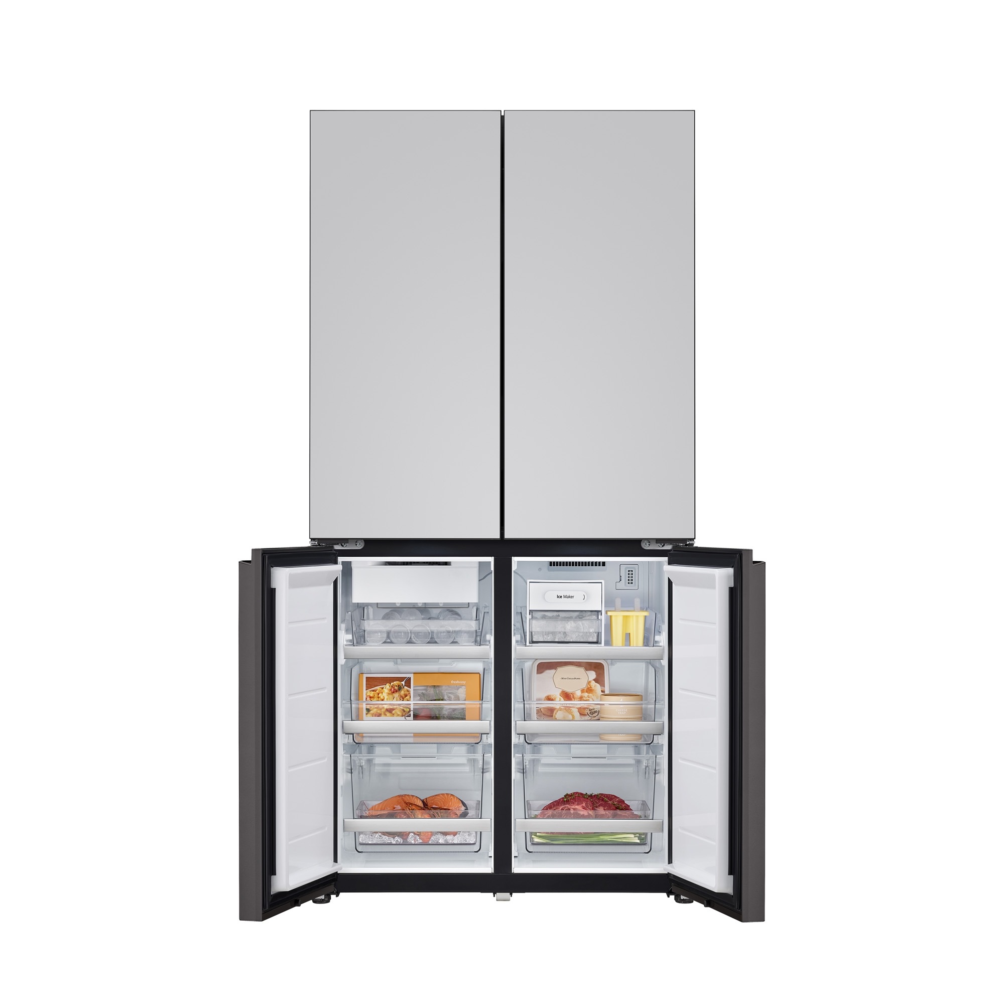 LG 디오스 오브제컬렉션 STEM 베이직 냉장고 601L 빌트인 (메탈패널)