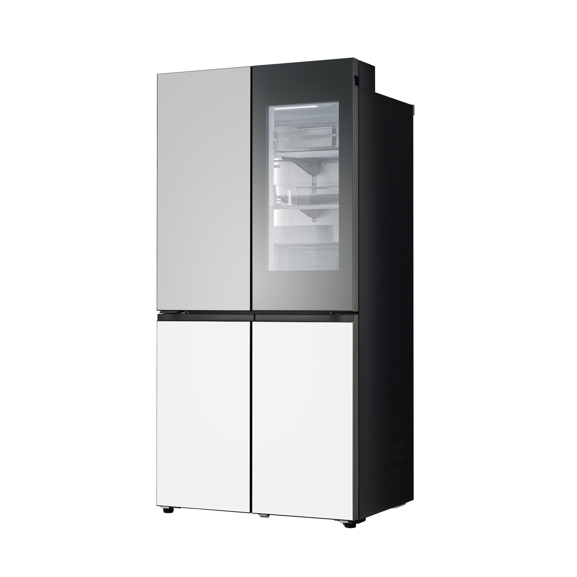 LG 디오스 오브제컬렉션 STEM 베이직 노크온 냉장고 601L 빌트인 (메탈패널)