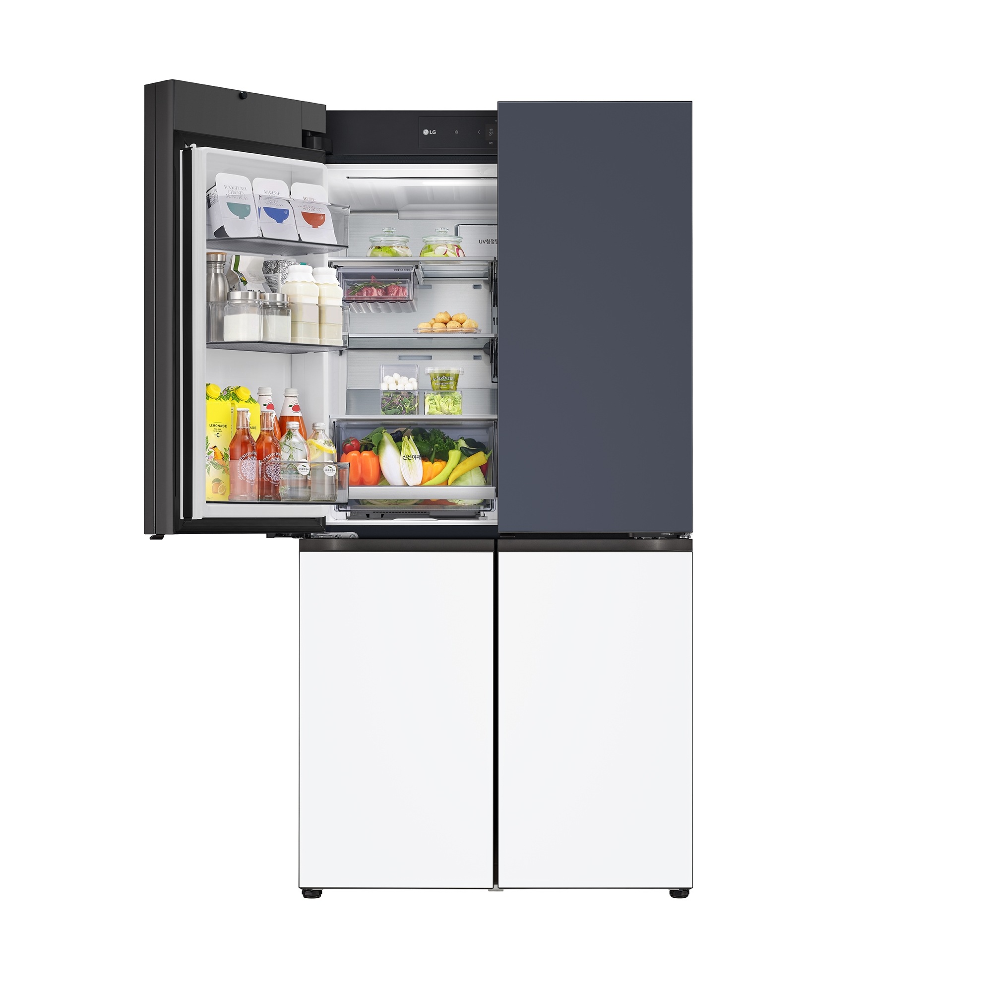LG 디오스 AI 오브제컬렉션 더블매직스페이스 냉장고 871L (메탈패널)