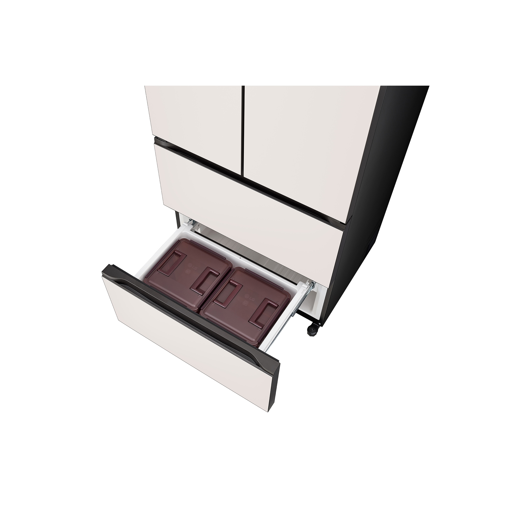 LG 디오스 오브제컬렉션 김치톡톡 Fit & Max 김치냉장고 480L (글라스패널, 메탈프레쉬)